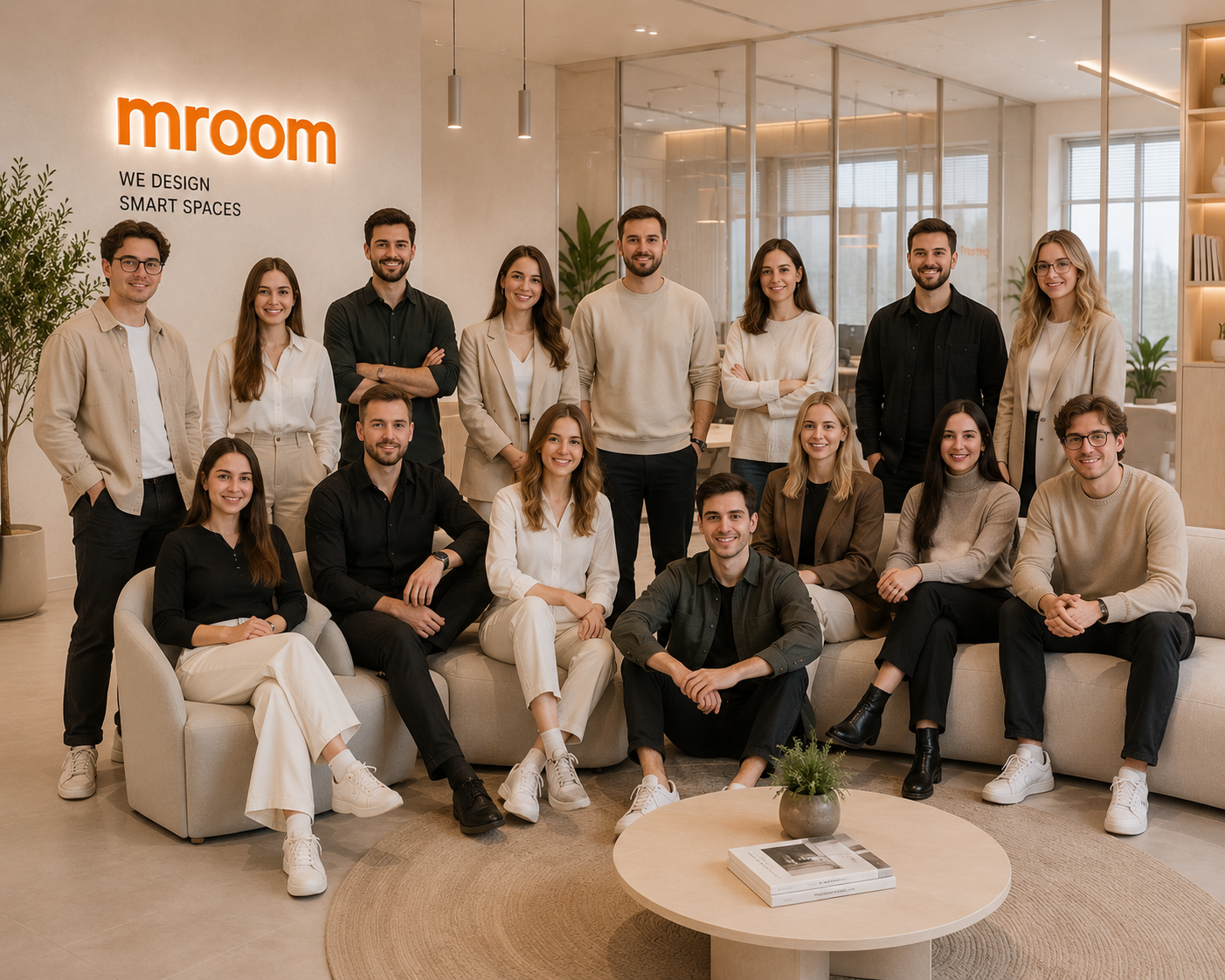 Команда MROOM в офисе
